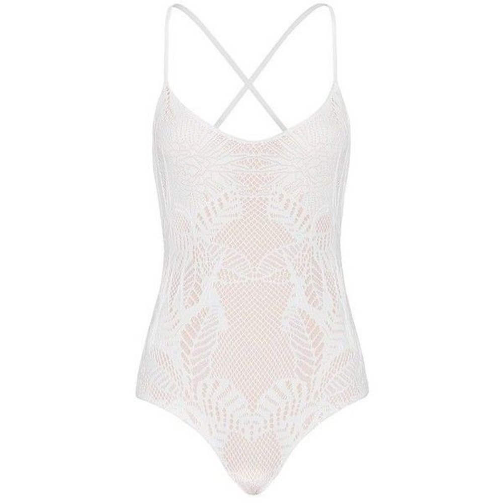 Mara Hoffman floral jacquard swimsuit size L